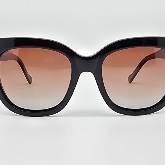 William Rast WR003P 01F Black Frame Polarized Brown Gradient Lens Sunglasses main image 10